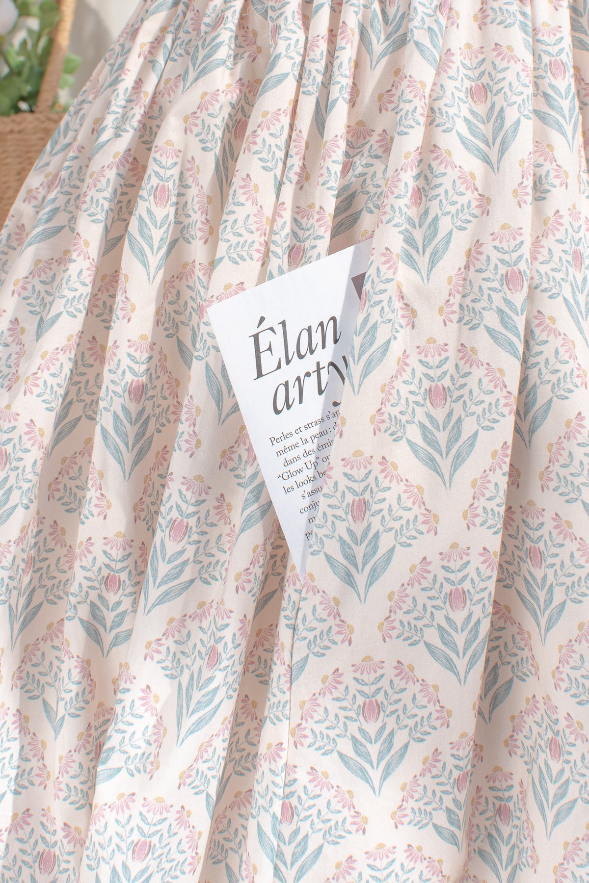 feminine floral dress with pockets