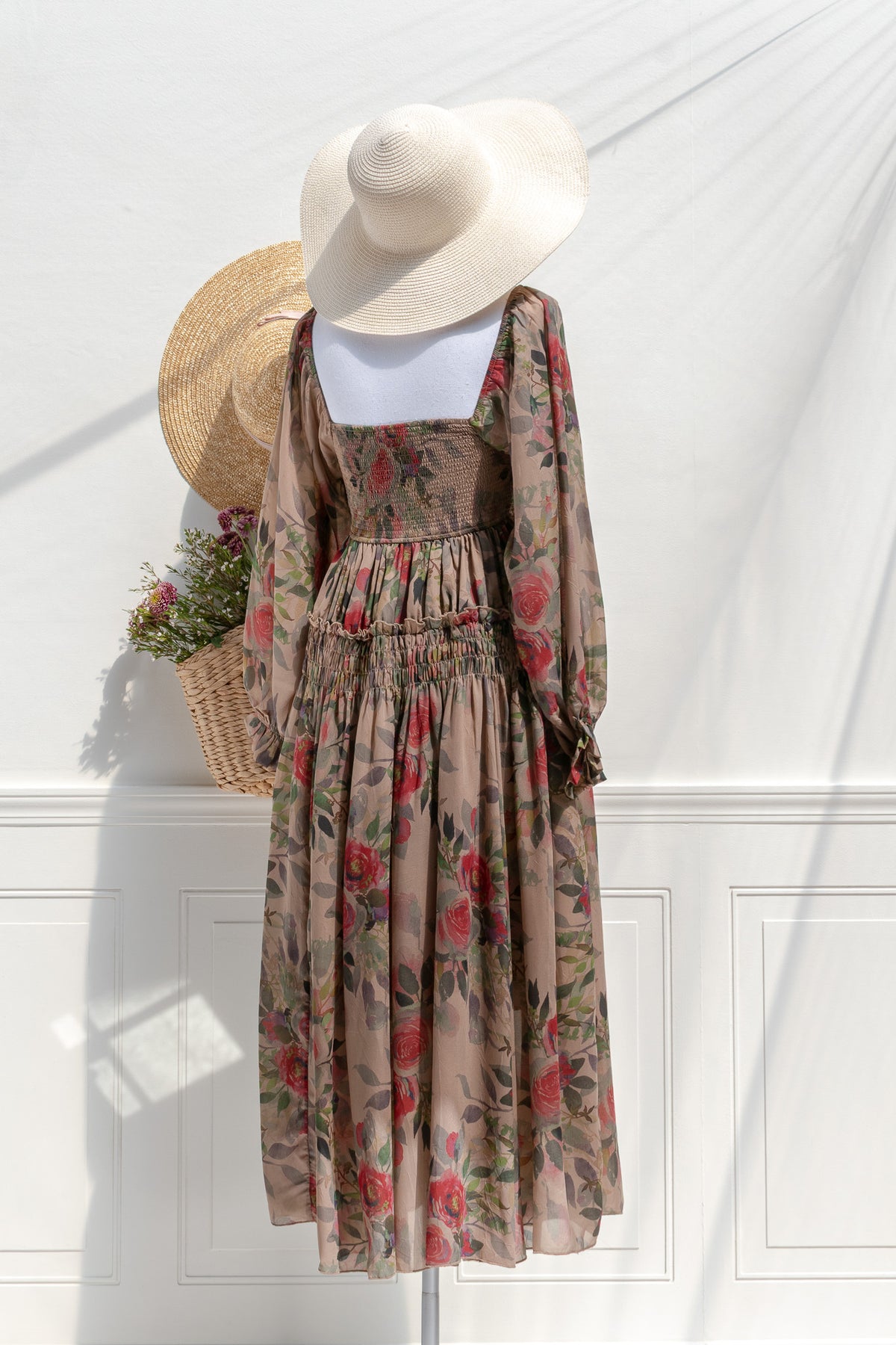 french style dress with hat