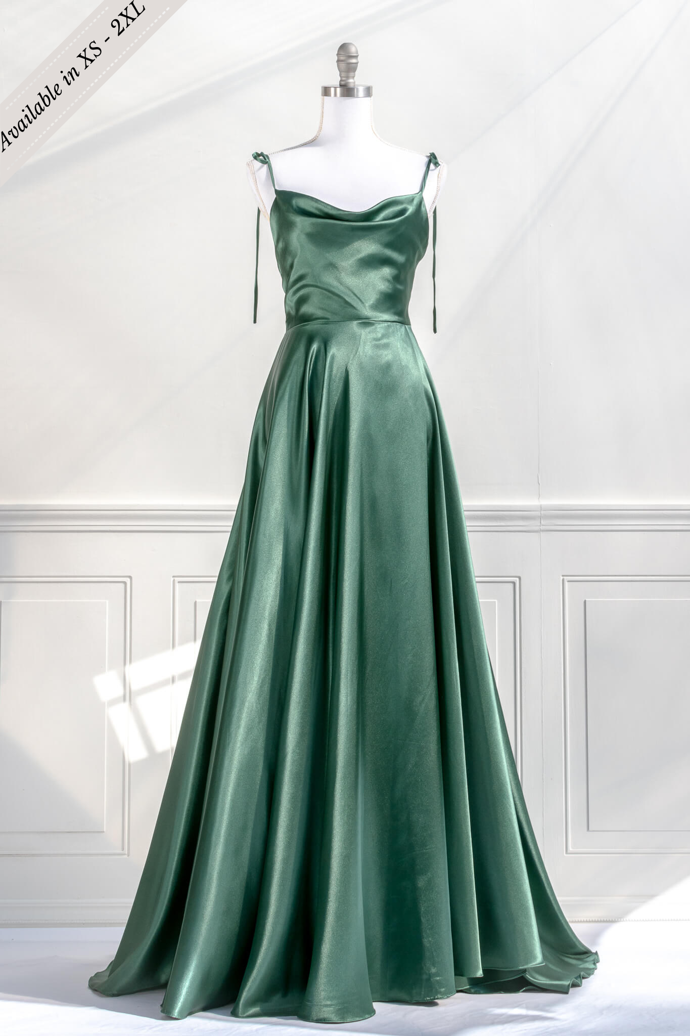 light green formal dress Parina Light Green Strappy Volume-Hem Midi Dress – Club L London