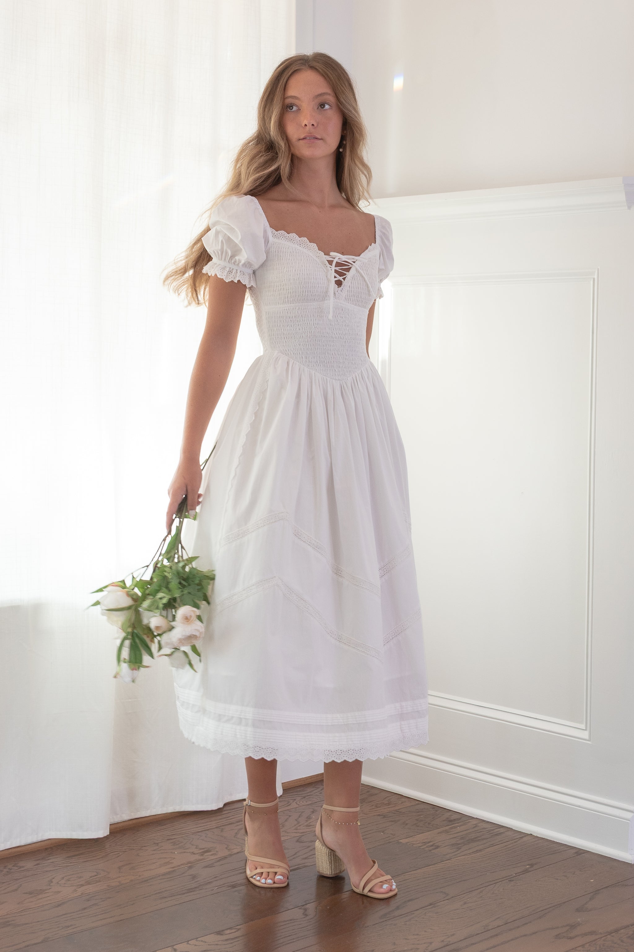 Elodie Cotton Chemise Dress