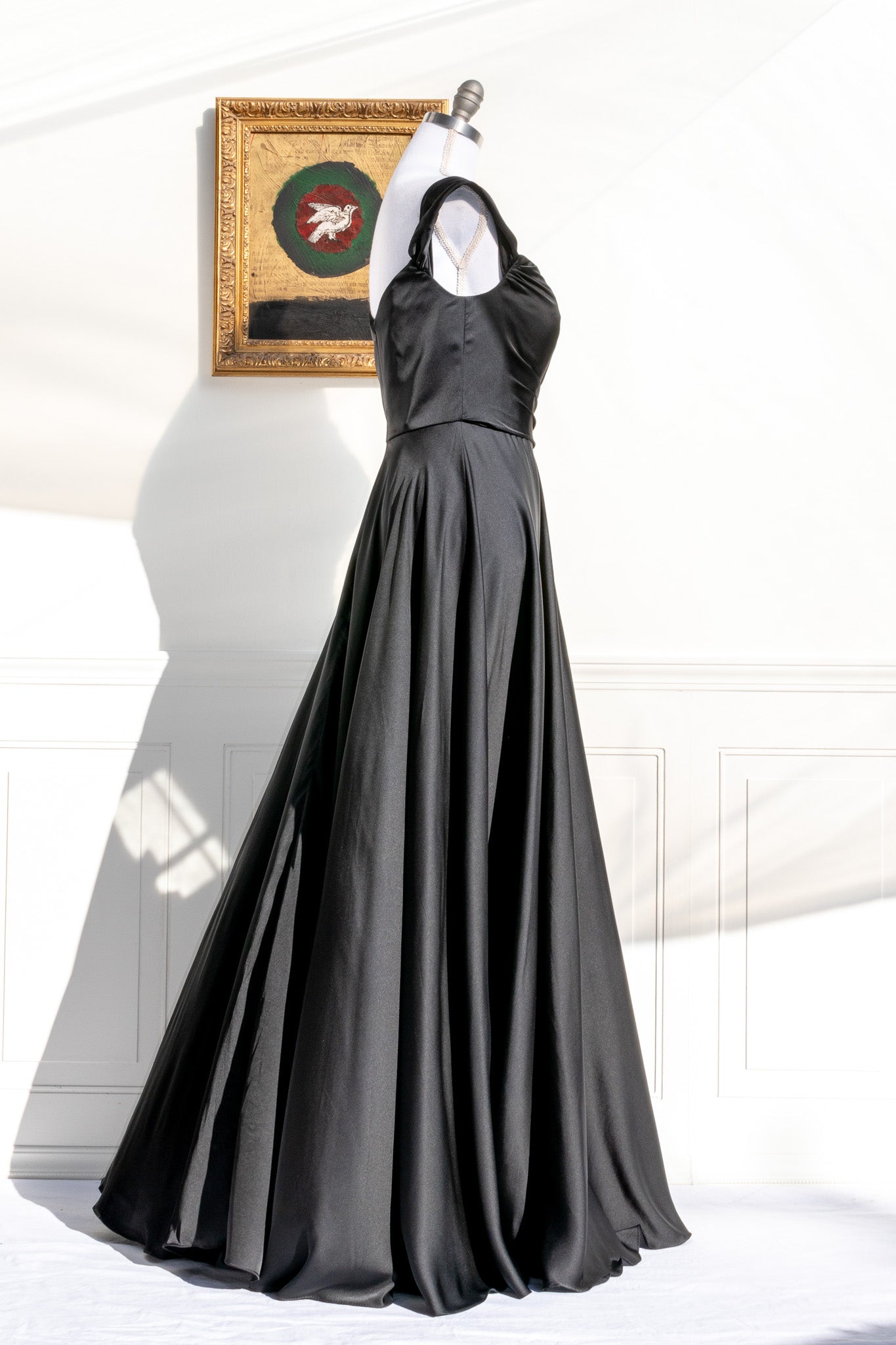 Affordable Formal Gowns - Giselle Satin Formal Dress in Black Amantine Affordable Formal Gowns - Giselle Satin Formal Dress in Black Amantine