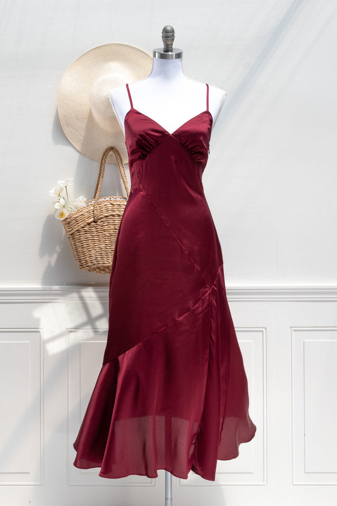 harlow dress - red. amantine.