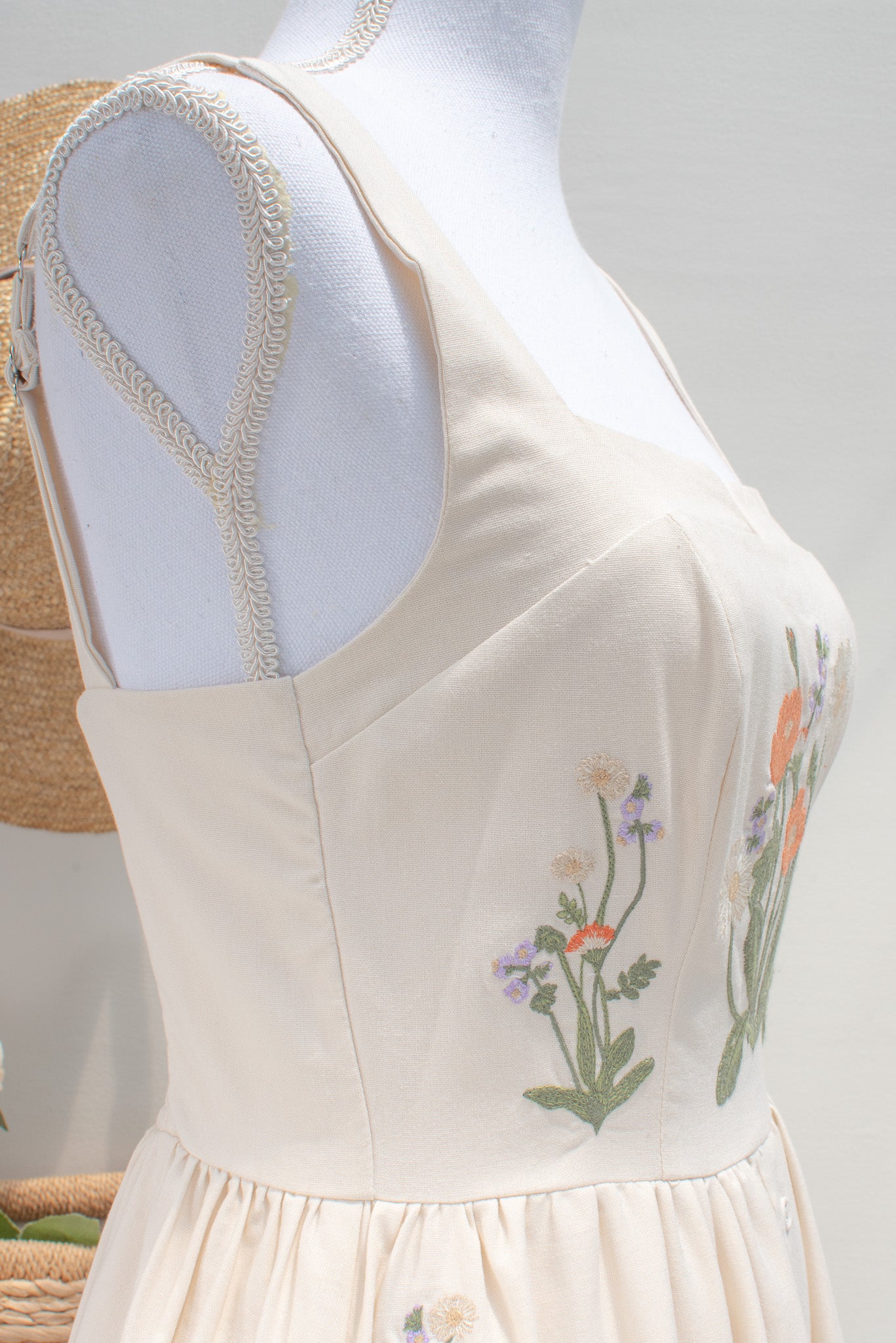 cream embroidered midi dress Cream Embroidered Smocked Maternity Midi Dress PinkBlush