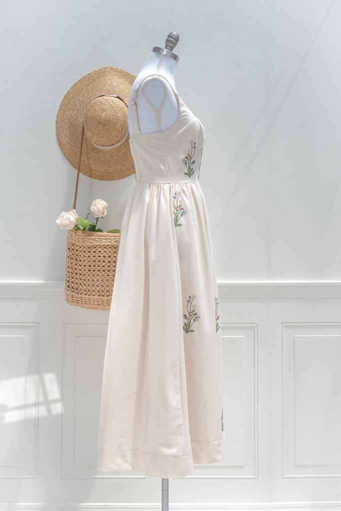 avin cotton embroidered midi dress SEA Edwina floral lace-trimmed embroidered cotton midi dress